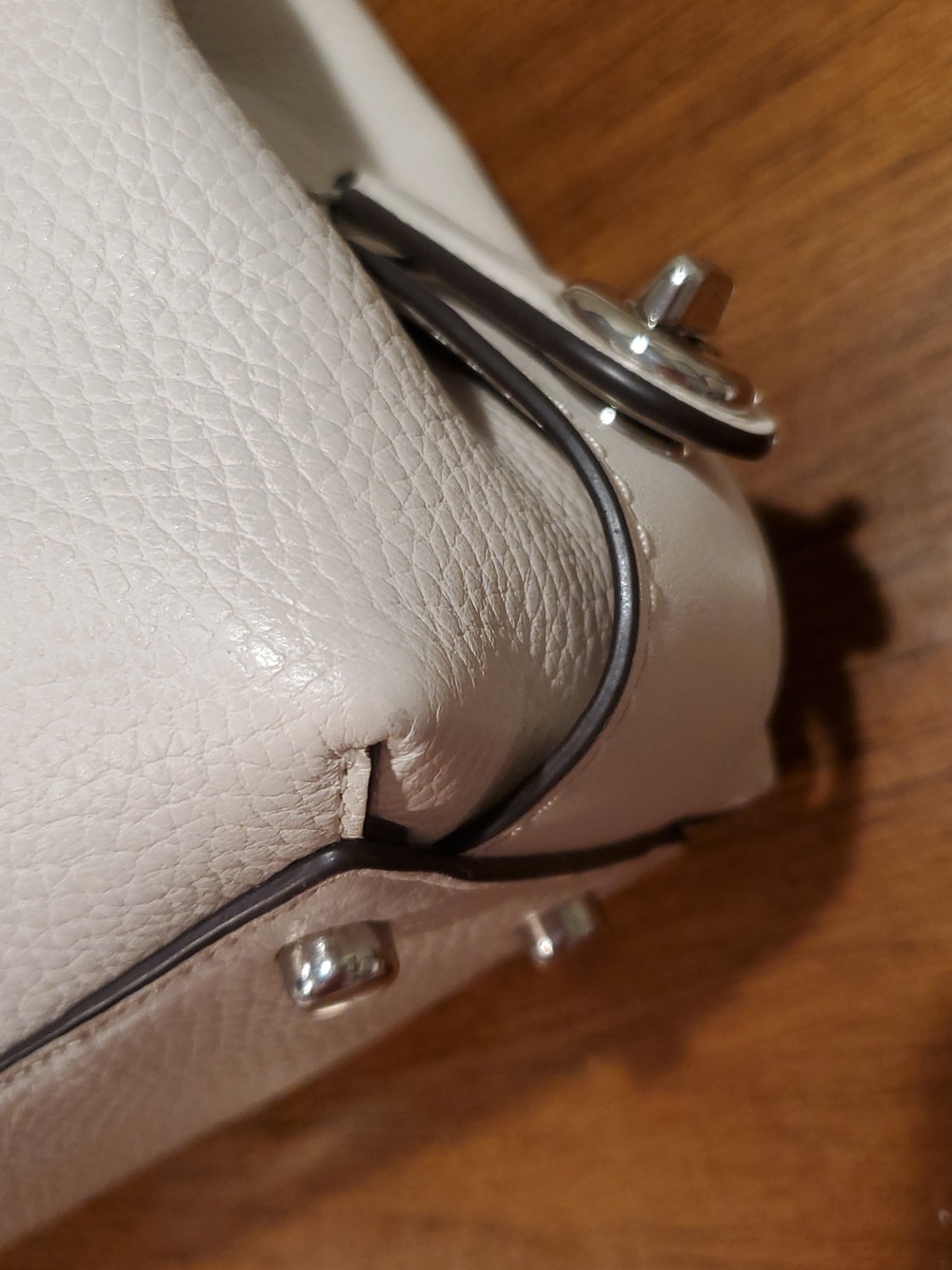 Coach Brooklyn 28 Bag In Chalk White - Picture 9 of 16